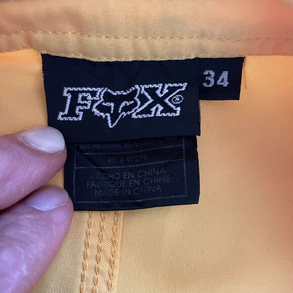 Fox Racing Swim Trunks Mens 34 Yellow Board Shorts‎ Hybrid Cargo Retro Skater - Picture 4 of 11